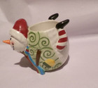 Yankee Candle Tea Light Votive Snowman Christmas Tabletop Holder