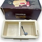 Vtg Connoisseurs La Sonic Jewelry Cleaner Two Speed 1986  No Liquid Solution
