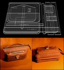 Baenrcy Aab-690 Acrylic Handbag Template Bag Leather 8 26x4 72x1 96 Inches 