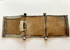 Antique Silver   Brass Middle Eastern Or Asian Belt Buckle  Unknown Designer