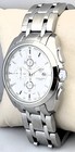 Rarebits Tissot Men   s Automatic Skeleton Watch Stainless Steel White  Dial