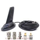 Shark Fin Shape Vhf Uhf 144 430mhz Dual Band Antenna W adapter For Walkie Talkie