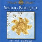 Golden Sun Beaded Cross Stitch Kit Mill Hill 2006 Spring Bouquet