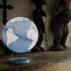 Light   Color Blue Globe - Illuminated World Map Educational Desktop Decor