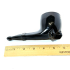 Antique Black Glass Tiffin Imitation Pipe Souvenir Of Arctic   Rhode Island Ri