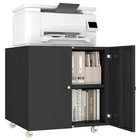Printer Stand With Storage  Metal Printer Table For Home Office