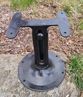 Antique Cast Iron Adjustable School Desk Base - Restored