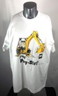 Vintage Pay Dirt Caterpillar Equipment T-shirt  xlt  Usa 90 s White Graphic Tee