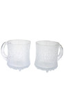 Iittala Scandinavian Mid Century Modern Assorted Glass Mug Glasses Set Lot 4
