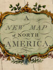 1760s    a New Map Of North America    Vintage Style American Map - 16x20