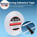 Double Sided Adhesive Tape 2mm 50m Roll Ultra Strong White Mounting Tape For Lcd