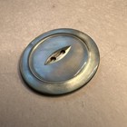 1 5  Carved Shell Buttons Smoky Mother Of Pearl Unusually Large Fish Eye