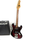 Rare Vintage 1960 s Teisco Kawai Kingston Sorrento Electric Guitar   Amp Set