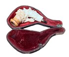 Antique Hand Carved Meerschaum Tobacco s Smoker s Pipe Horse In Original Case
