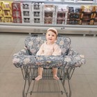 Icopuca 2-in-1 Baby Shopping Cart   High Chair Cover - Soft  Universal Fit