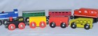 Misc Wooden Train Lot Of 8 Brio Tru Geoffrey Inc Works With Thomas Cars Engines