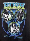 Rush    live In Concert    Vintage Group Images classic Logo Xl Shirt
