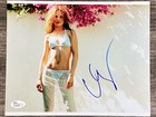  ssg  Hot Mena Suvari Signed 10x8 Color Photo  american Beauty - Prey  - Jsa Coa