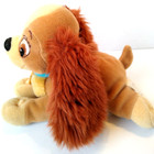 Vintage Walt Disney Company Laying Lady Dog From Lady And The Tramp Plush 7 