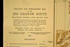1922 Antique Denver Rio Grande Rr Map Salida Colorado Buena Vista Mears Junction