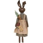 New Primitive Bunny Rabbit Doll Grace s Garden Rustic Country Rustic 34  H 8  W