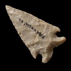 Hardaway Side Notch Illinois Flint Indian Arrowhead Point Knife Blade Artifact