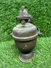 Antique Perko Brass Marine Bulkhead Oil Lamp Nautical Ship Wall Lantern    1910-30