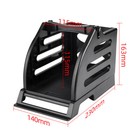 Label Holder For Thermal Label Roll And Fanfold Labels Black For Home office 1pc
