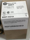 Allen Bradley 800t-h31a Selector Switch Cylinder Lock 2 Pos 1no 1nc Series T