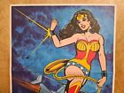 Vintage 1979 Wonder Woman Dc Comics Super Hero Premium Prize Poster 11x14