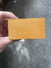 Vintage Wooden Dolls House Furniture Handmade Dining Table Rectangular Brown
