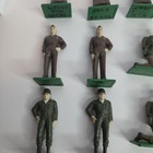Vintage Barclay Lead Toy Soldiers And Diecast Metal Military Lot Of 36 Troops