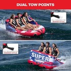 Airhead Inflatable Towable Tube 1-4 Rider Model Dual Tow Point Azt2223ss - Stars