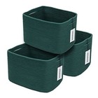 Cotton Rope Storage Basket Bins14 5x9 5x9 3    Basket For Organizing Shelves 
