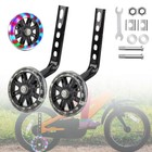 2pcs Training Wheels Bike For 12 14 16 18 20inch Bike With Flash Light Wheel