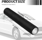 Suede Car Wrap Interior Vinyl  Self-adhesive Interior Covering Dash Steering