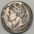 Beautiful Great Britain King George Iv 1823 Half Crown 925 32 Mm  Silver Coin