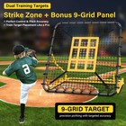Utheer Rebounder Net For Baseball 4x4 5ft - Net  Black