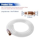 Shaker Siphon Hose For Gasoline  Gasoline Fuel Transfer Pump  Hand Pump 1 8 M 