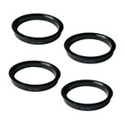 4 Pcs Hub Centric Rings  73 1 To 64 1 Plastic Hubrings  73 1-64 1 Black