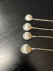 4 Antique Sterling Silver Salt Spoons Spoons 40 Grams