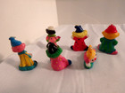 Vintage Circus Clowns Candles Cake Decoration Topper Wilton 1988 Wax