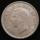 Canada 25 Cents 1937  Coin  Silver  Quarter  Inv g603