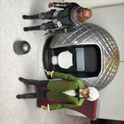 Doctor Who The Time Warrior Figure Set  Third Doctor  Sontaran  Ship - Complete