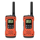 Motorola Solutions T605 35 Mi  Waterproof Two-way Radio Orange 2-pack W  Accesso