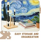 Recorder Stand Wooden 7pc Multi-size Recorder Stand