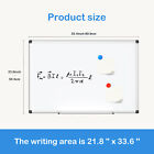 Magnetic Whiteboard Dry Erase Board 36 x24  Wall Mounted For Office Home School