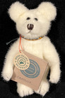 Boyds Bear 584001 Plushed Stuffed Animal 7  Caledonia Plush White Bear Collar