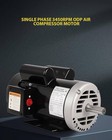 5hp Air Compressor Electric Motor 3450 Rpm 230v 1 Phase 56 Frame Shaft