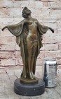 Large 14  Erotic Nudes Woman Bronze Sculpture Naked Figural Hand Made Art Decor